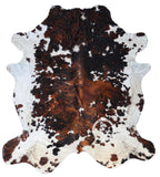 Tricolor Cowhide Rug , Size: X-Jumbo(XXL), Code: AW106