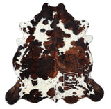 Exotic Tricolor Cowhide Rug , Size: Large(L), Code: AX107