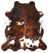 Tricolor Cowhide Rug , Size: Large(L), Code: AX110
