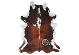 Exotic Tricolor Cowhide Rug , Size: X-Jumbo(XXL), Code: AW124