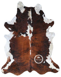 Exotic Tricolor Cowhide Rug , Size: X-Jumbo(XXL), Code: AW124