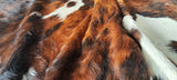Tricolor Cowhide Rug , Size: Large(L), Code: AX110