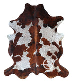 Exotic Tricolor Cowhide Rug , Size: X-Jumbo(XXL), Code: AW188