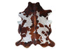 Exotic Tricolor Cowhide Rug , Size: X-Jumbo(XXL), Code: AW188