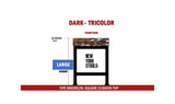 Dark Tricolor Cowhide Brooklyn Stool | Cowhide Counter Stool | Luxury Cowhide Bar Stool | Square Cushion | Height: Large