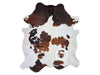 Tricolor Cowhide Rug , Size: Jumbo(XL), Code: X371