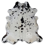 Black and White Cowhide Rug , Size: Large(L), Code: CR05