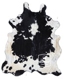 Black and White Cowhide Rug , Size: Large(L), Code: BR138