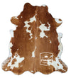 Brown and White Cowhide Rug , Size: Large(L), Code: BR139