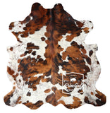 Exotic Tricolor Cowhide Rug , Size: Large(L), Code: DR14