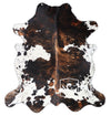 Exotic Tricolor Cowhide Rug , Size: Jumbo(XL), Code: BR151