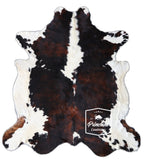 Tricolor Cowhide Rug , Size: Jumbo(XL), Code: BR152