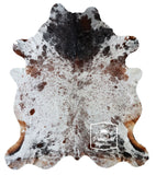 Salt & Pepper Cowhide Rug , Size: X-Jumbo(XXL), Code: BR158