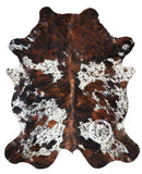 Exotic Tricolor Cowhide Rug , Size: X-Jumbo(XXL), Code: AW159