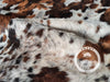 Exotic Tricolor Cowhide Rug , Size: X-Jumbo(XXL), Code: AW163