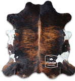 Exotic Brindle Cowhide Rug , Size: X-Jumbo(XXL), Code: BR172