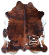 Light Brindle Tricolor Cowhide Rug , Size: Jumbo(XL), Code: BR179