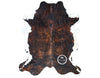 Dark Brindle Tricolor Cowhide Rug , Size: X-Jumbo(XXL), Code: AW180