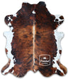 Light Brindle Tricolor Cowhide Rug , Size: X-Jumbo(XXL), Code: BR180