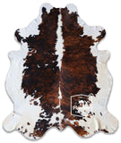Tricolor Cowhide Rug , Size: X-Jumbo(XXL), Code: BR181
