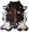 Exotic Tricolor Cowhide Rug , Size: X-Jumbo(XXL), Code: BR190