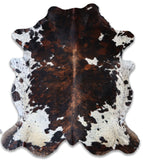 Exotic Tricolor Cowhide Rug , Size: X-Jumbo(XXL), Code: BR190