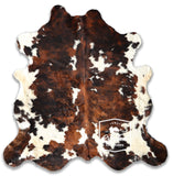 Tricolor Cowhide Rug , Size: Large(L), Code: DR27