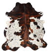 Exotic Tricolor Cowhide Rug , Size: Large(L), Code: BN96