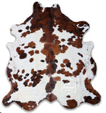 Tricolor Cowhide Rug , Size: Jumbo(XL), Code: DR34