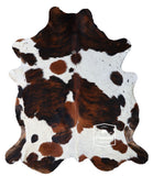 Tricolor Cowhide Rug , Size: Large(L), Code: DR39