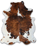 Tricolor Cowhide Rug , Size: Large(L), Code: DR40