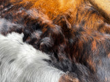Exotic Brindle Cowhide Rug , Size: Large(L), Code: BR113