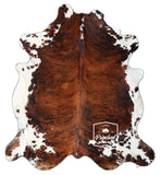 Tricolor Cowhide Rug , Size: X-Jumbo(XXL), Code: BR141