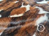 Exotic Tricolor Cowhide Rug , Size: Jumbo(XL), Code: AW158