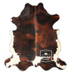 Dark Brindle Cowhide Rug , Size: Jumbo(XL), Code: BR109
