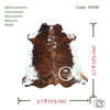 Tricolor Cowhide Rug , Size: Small(S), Code: AW56