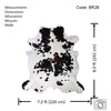 Tricolor Cowhide Rug , Size: X-Jumbo(XXL), Code: BR29