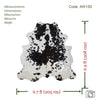 Black and White Cowhide Rug , Size: Large(L), Code: AW150
