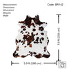 Tricolor Cowhide Rug , Size: Large(L), Code: BR142