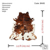 Tricolor Cowhide Rug , Size: Small(S), Code: BN65