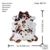 Tricolor Cowhide Rug , Size: Large(L), Code: BR174