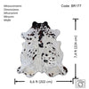 Tricolor Cowhide Rug , Size: Large(L), Code: BR177