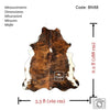 Tricolor Cowhide Rug , Size: Medium(M), Code: BN68