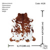 Tricolor Cowhide Rug , Size: Large(L), Code: Ax26