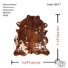 Tricolor Cowhide Rug , Size: Large(L), Code: BN77