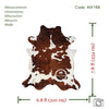 Tricolor Cowhide Rug , Size: Jumbo(XL), Code: AW168