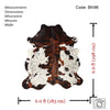 Exotic Tricolor Cowhide Rug , Size: Large(L), Code: BN96