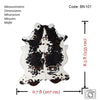 Tricolor Cowhide Rug , Size: X-Jumbo(XXL), Code: BN101