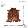Exotic Tricolor Cowhide Rug , Size: Large(L), Code: BN103