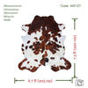 Tricolor Cowhide Rug , Size: Large(L), Code: AW127